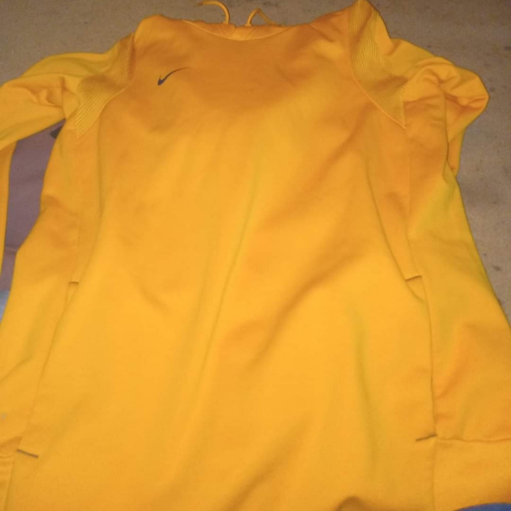 Yellow nike hoodie